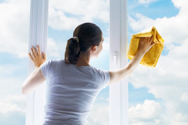 Window washing is a dirty business, but somebody's got to do it